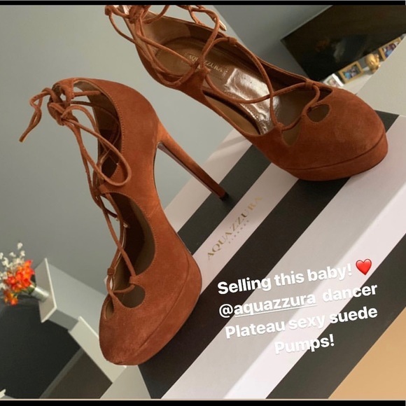 Aquazzura Plateau Lace Up Platform heels - Picture 2 of 3